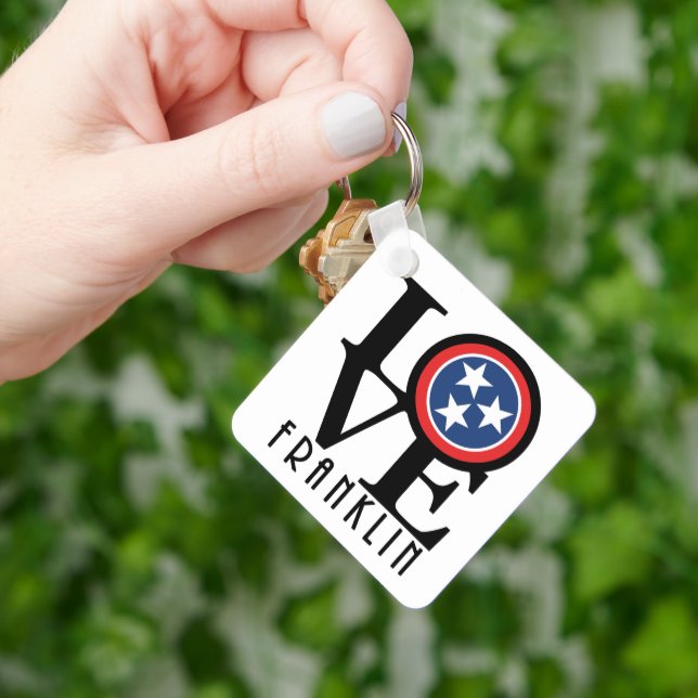 LOVE Franklin Tennessee Keychain (Hand)