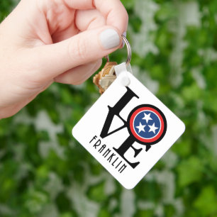 LOVE Franklin Tennessee  Keychain