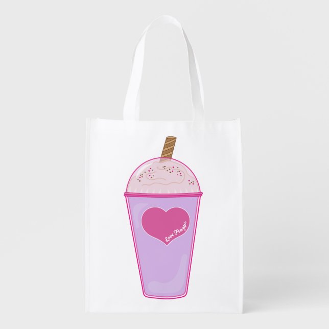 Love Frappe Reusable Bag (Front)