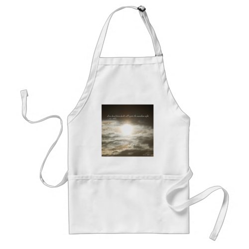 Love Freed From Doubt Will Adult Apron