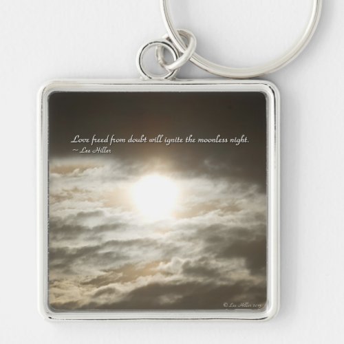 Love Freed From Doubt Will Keychain