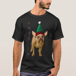 Love French Bulldog Frenchie Mom Dad Dog Puppy Pe T-Shirt