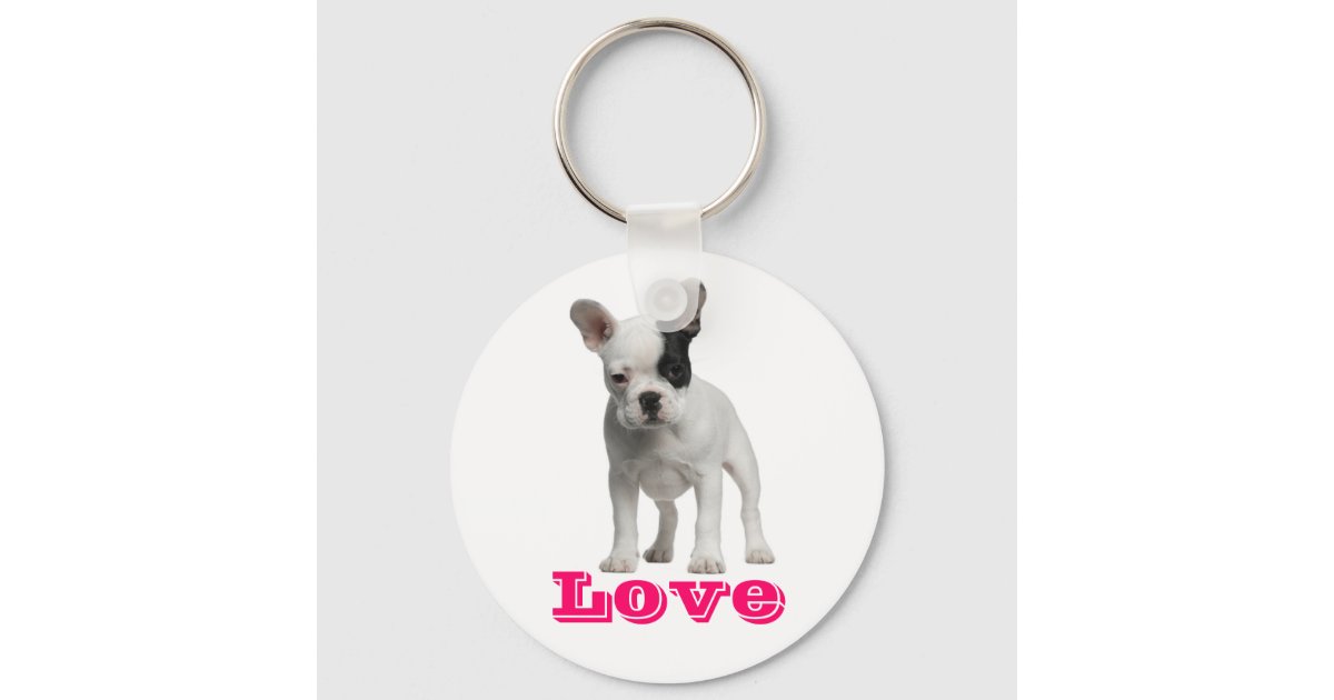 French Bulldog Love Keychains