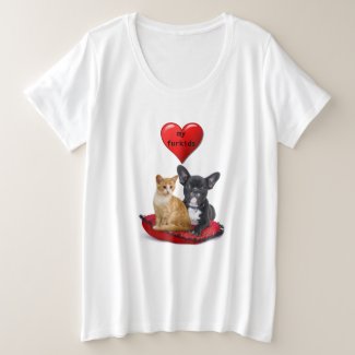 Love French Bulldogs and Cat Women's  