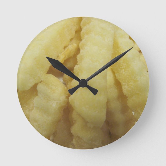 Love French Fries Round Clock (Front)