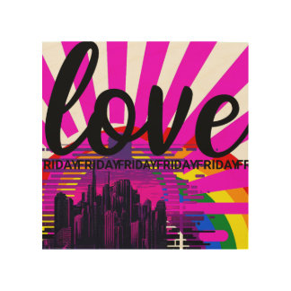 LOVE FRIDAY pop art Wall Art Decor