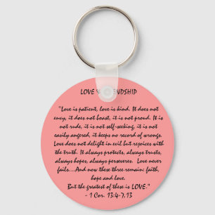 Love & Friendship Keychain