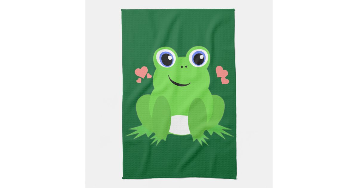 Love Frog Kitchen Towel | Zazzle