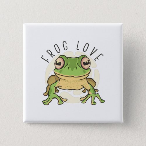 LOVE FROGS BUTTON