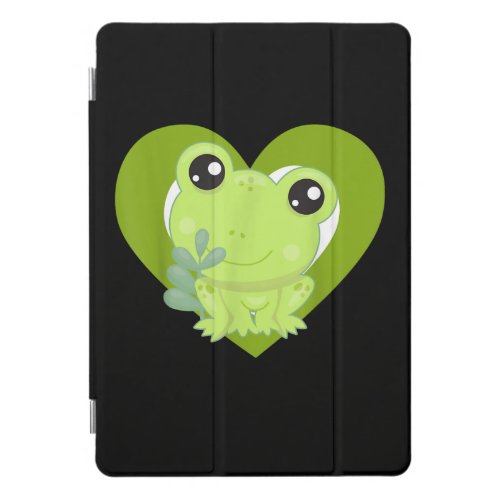 Love Frogs  Cute Kawaii Frog Heart Gifts iPad Pro Cover