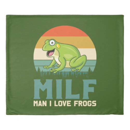 Love Frogs Duvet Cover