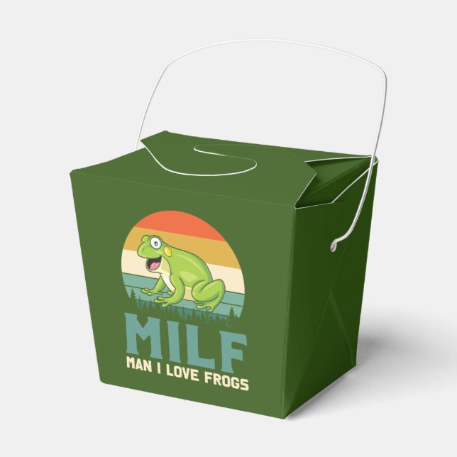 Love Frogs Favor Box (Front Side)