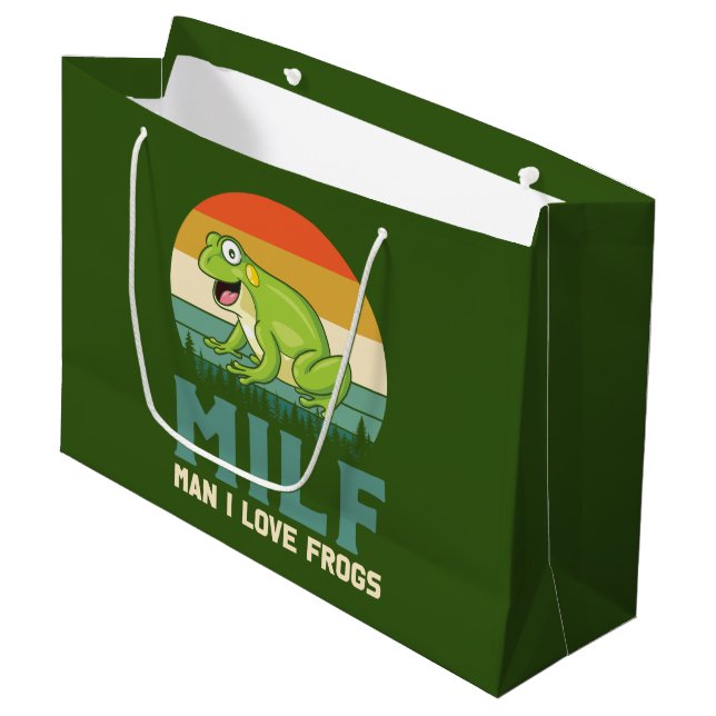Love Frogs Gift Bags (Front Angled)