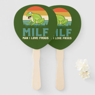 Love Frogs Hand Fans