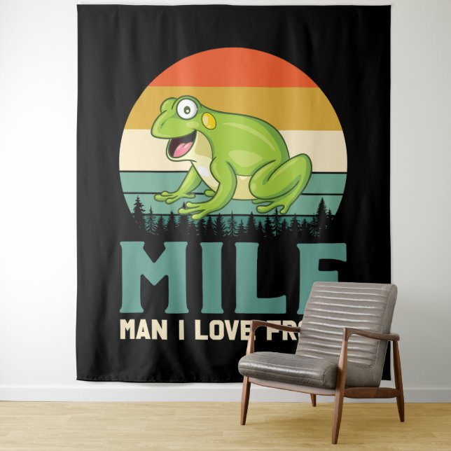 Love Frogs Tapestry (In Situ)