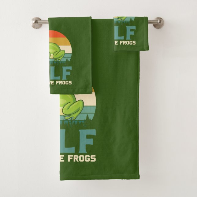 Love Frogs Towel Set (Insitu)