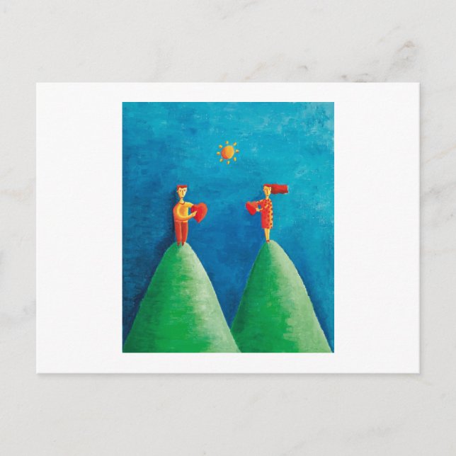 Love from a Distance Postcard (Front)