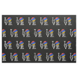 Love From Armenia Smiling Flag Fabric