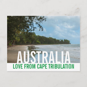 Love From Australia Queensland Cape Tribulation Postcard