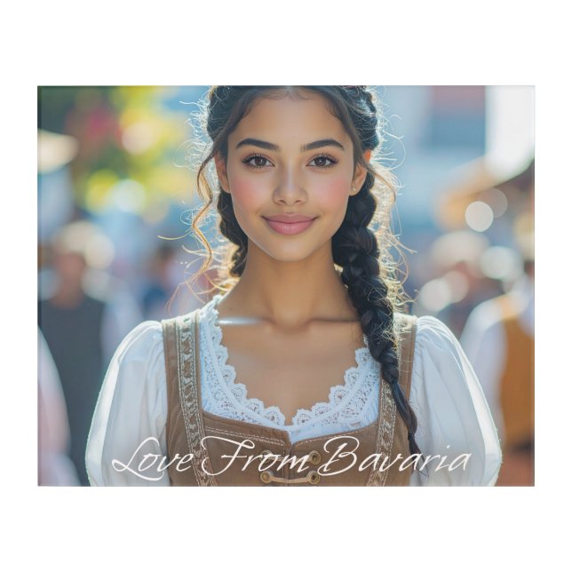 LOVE FROM BAVARIA - Acrylic Wall Art (Front)