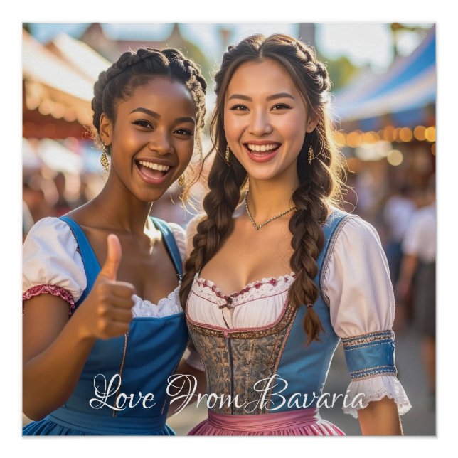 Love From Bavaria Poster (Front)