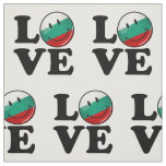 Love From Bulgaria Smiling Flag Fabric