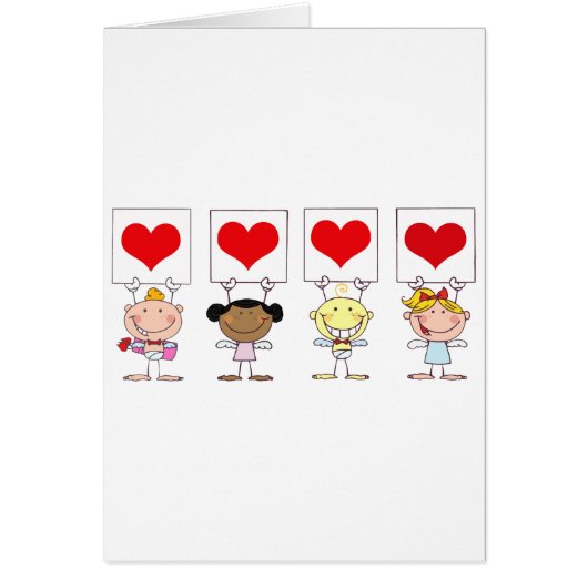 Love from Different Nationalities Cards (Front)