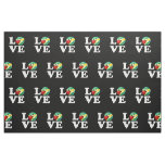 Love From Guyana Smiling Guyanese Flag Fabric