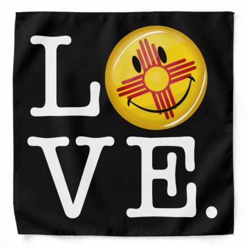 Love from New Mexico Smiling Flag Bandana