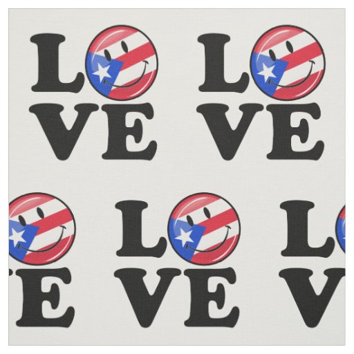 Love From Puerto Rico Fabric