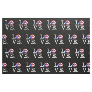 Love From Puerto Rico Fabric