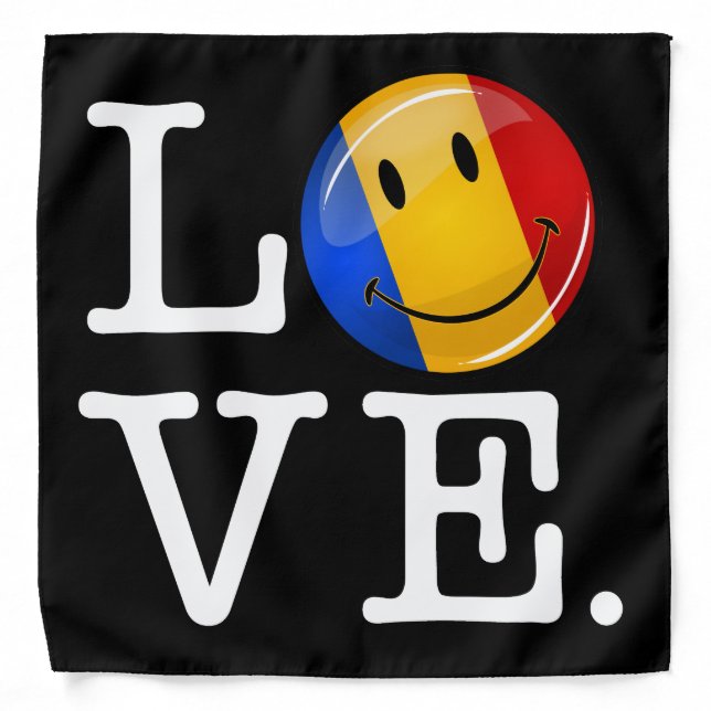 Love From Romania Bandana (Front)