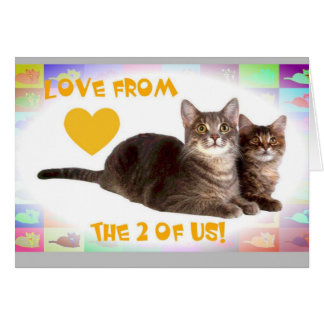 Love from the 2 of Us! Cards