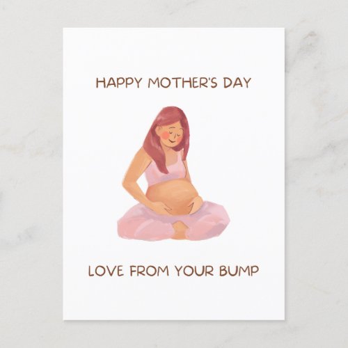 Love from Your Bump A Mothers Day Post Card