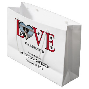 Love From Your Dog Wedding Gift Bag