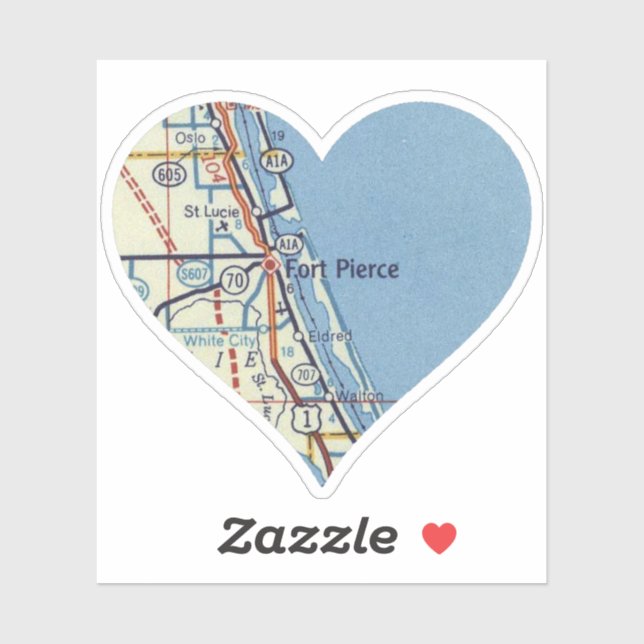 Love Ft. Pierce Florida Sticker (Sheet)