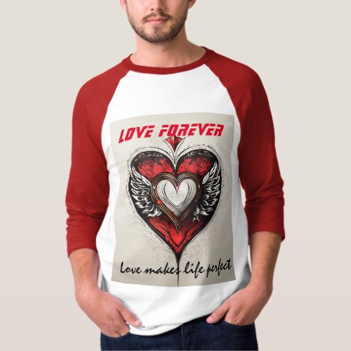 Love Full sleeve designed t_shirt 