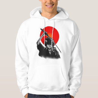 Love Funny Man Anime Samurai Japanese Champloo Cut Hoodie