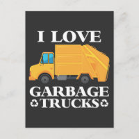 Love Garbage Truck kids boy girl toddler Trucks