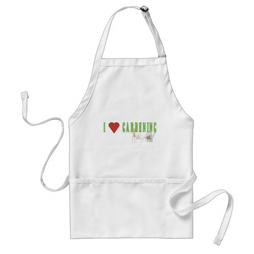 Love Gardening Adult Apron