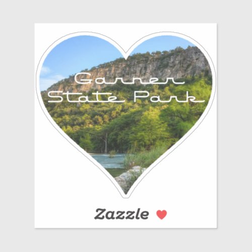 Love Garner State Park Sticker