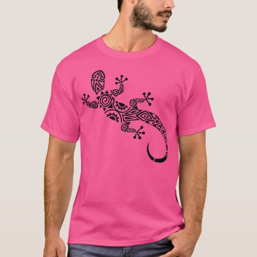 Love Geckos Tribal Lizard Chameleon Gecko Lover Ta T_Shirt