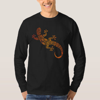 Love Geckos Tribal Lizard Chameleon Gecko Tattoo T-Shirt