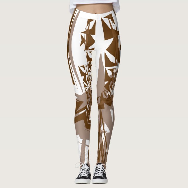 LOVE GEOMESKY ANIMALS elephant BY MASANSER Leggings (Front)