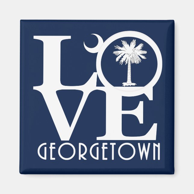 LOVE Georgetown SC Magnet (Front)
