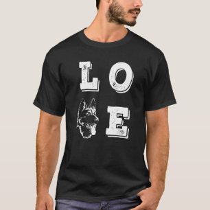 Love German Shepherd Love Dogs Dog T-Shirt