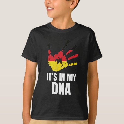 Love Germany German Pride In My DNA German Family T_Shirt