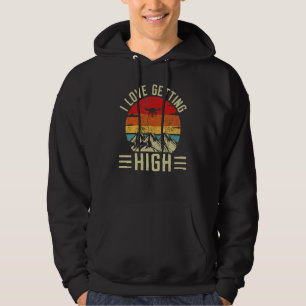 Love Getting High Drone Pilot Remote Pilot Quadcop Hoodie