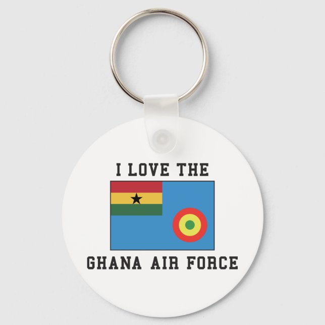Love Ghana Air Force Keychain (Front)