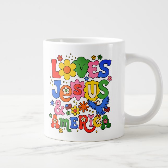 Love  giant coffee mug (Right)